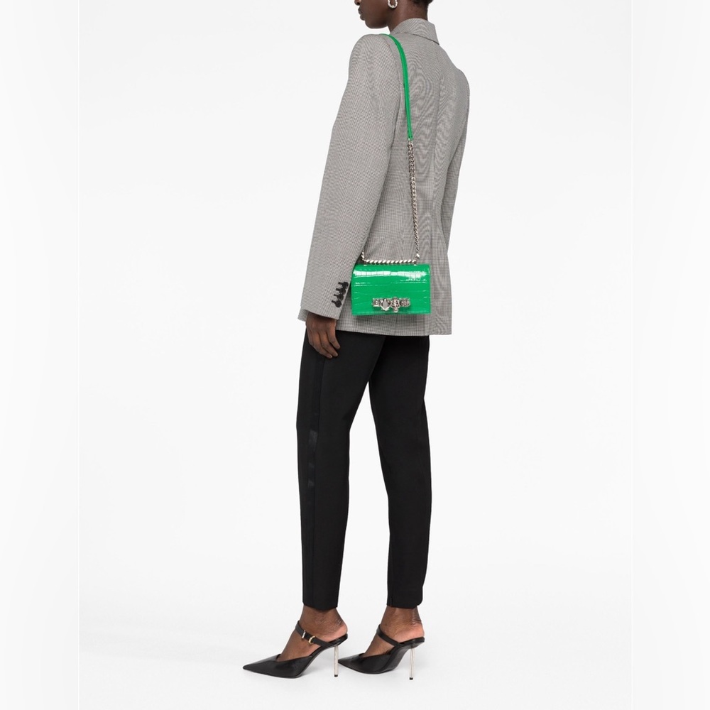 Alexander McQueen Jewelled Satchel Mini Shoulder Bag - Picture 13 of 15